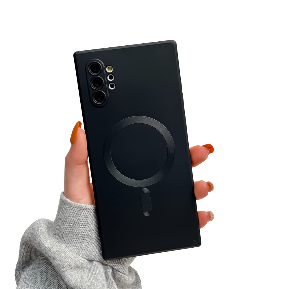 جراب مغناطيسي Doowear Galaxy Note 10 [يدعم شاحن ماجسيف] مضاد للخدش ومقاوم للصدمات مع حماية كاملة للكاميرا رفيع وخفيف من السيليكون لهاتف سامسونج جالاكسي نوت 10 بحجم 6.3 بوصة