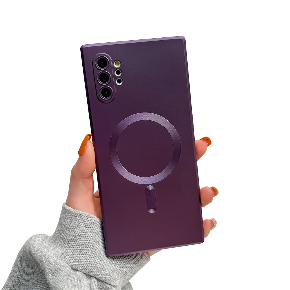 جراب مغناطيسي Doowear Galaxy Note 10 [يدعم شاحن ماجسيف] مضاد للخدش ومقاوم للصدمات مع حماية كاملة للكاميرا رفيع وخفيف من السيليكون لهاتف سامسونج جالاكسي نوت 10 بحجم 6.3 بوصة