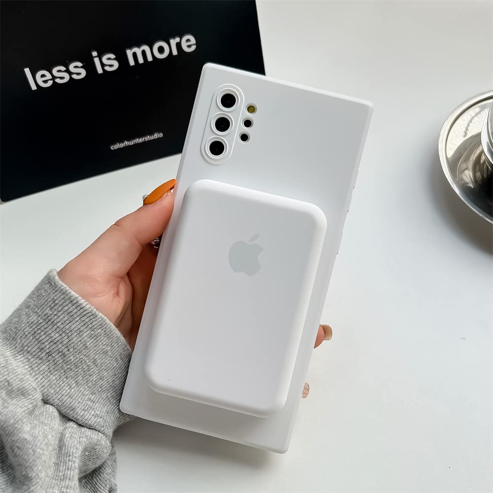 جراب مغناطيسي Doowear Galaxy Note 10 [يدعم شاحن ماجسيف] مضاد للخدش ومقاوم للصدمات مع حماية كاملة للكاميرا رفيع وخفيف من السيليكون لهاتف سامسونج جالاكسي نوت 10 بحجم 6.3 بوصة