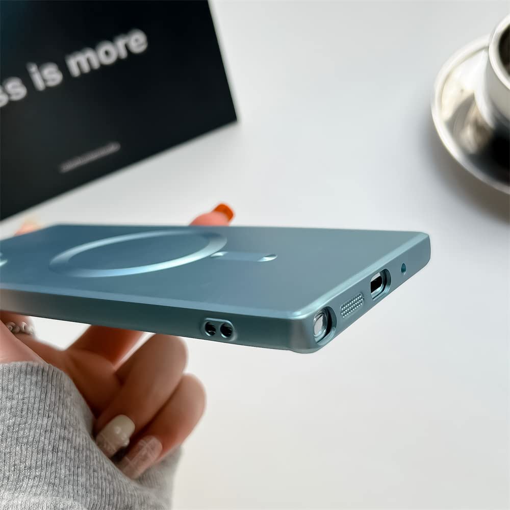 جراب مغناطيسي Doowear Galaxy Note 10 [يدعم شاحن ماجسيف] مضاد للخدش ومقاوم للصدمات مع حماية كاملة للكاميرا رفيع وخفيف من السيليكون لهاتف سامسونج جالاكسي نوت 10 بحجم 6.3 بوصة